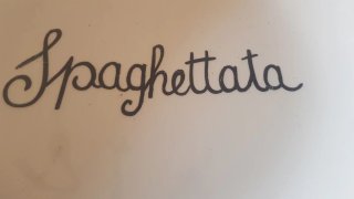 Grande piatto per pasta Spaghettata