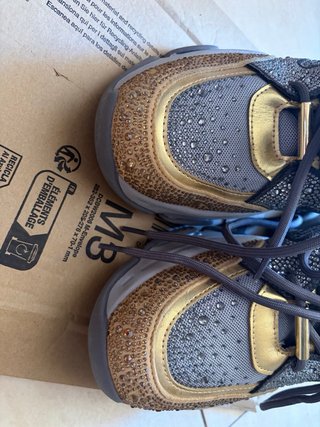 Zapatillas Steve Madden Privy Oro y Plata