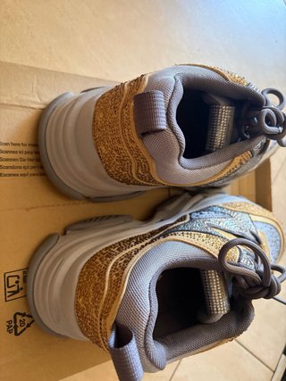 Zapatillas Steve Madden Privy Oro y Plata