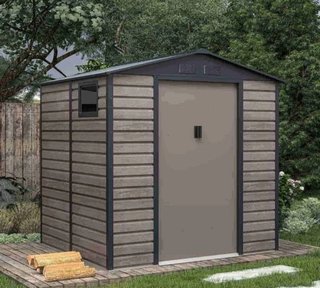 Caseta de jardín metálica Surrey de 4.07 m2