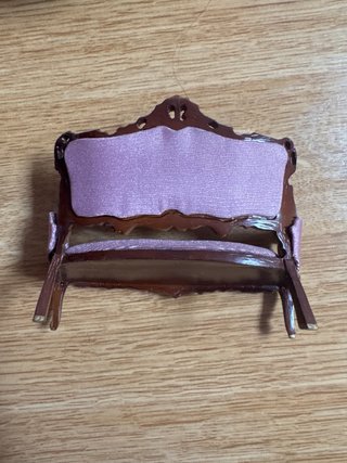 Conjunto Muebles Casa Muñecas Sofá y Mesa
