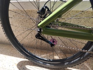 Bicicleta Dirt Jump/Stunt Verde
