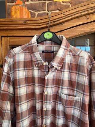 Camisa Adolfo Domínguez cuadros de lino