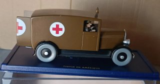 Tintin Coche 1/43 51 Ambulancia Chicago en América