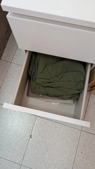 Mesita Noche Malm Ikea 2 Cajones Blanca
