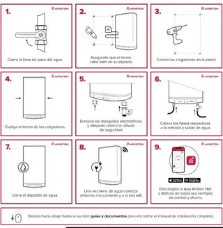Ariston Velis Tech Dry Wifi 100 Termo de agua 100L
