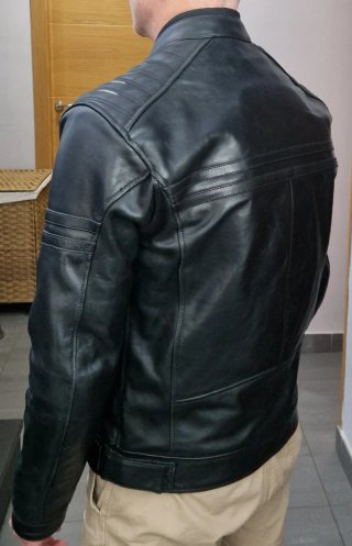 Chaqueta Piel Moto Talla S (48) Protecciones