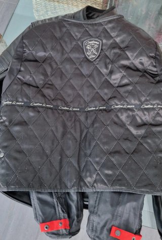 Chaqueta Piel Moto Talla S (48) Protecciones