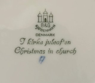 Piatto Natale Royal Copenhagen 1968