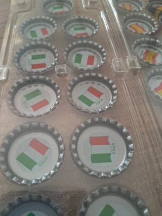 Chapas Vintage Banderas Países (Pringles) Mundial