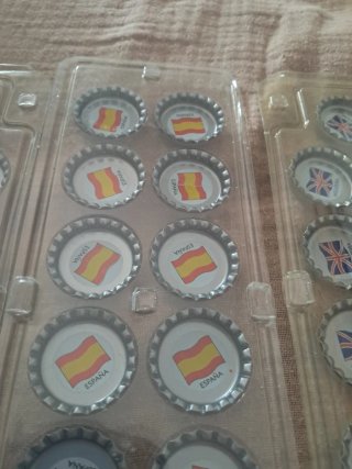 Chapas Vintage Banderas Países (Pringles) Mundial