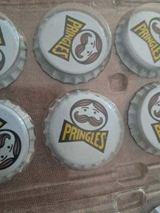 Chapas Vintage Banderas Países (Pringles) Mundial