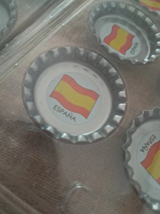 Chapas Vintage Banderas Países (Pringles) Mundial