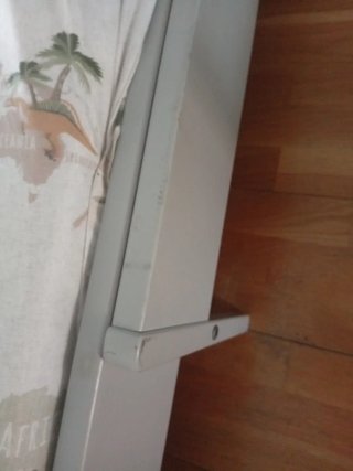 Cama infantil extensible gris claro Ikea