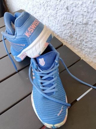 Zapatillas pádel K-Swiss mujer azul. Talla 36