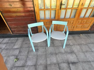Conjunto de 2 sillas restauradas