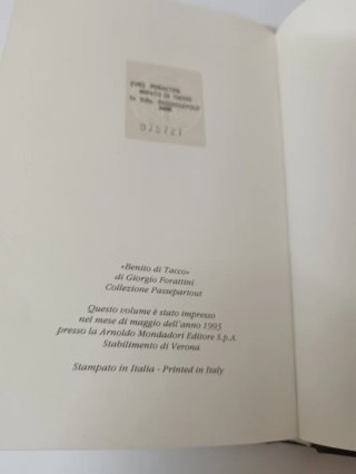 Benito di Tacco: Craxi story, 1976-1993 (Passep...