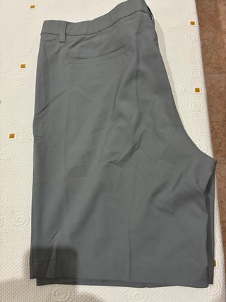 Bermudas de golf Adidas grises hombre