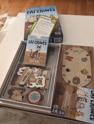 Cat Crimes Juego de Mesa ThinkFun