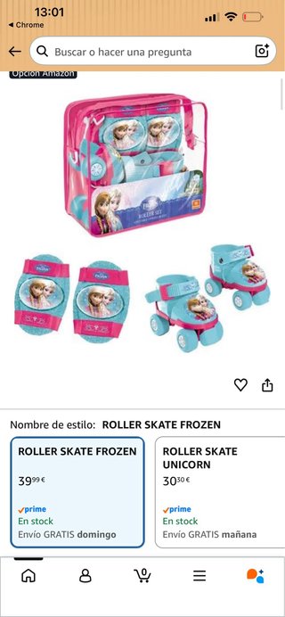 Patines Frozen Disney Niña Talla 22-29