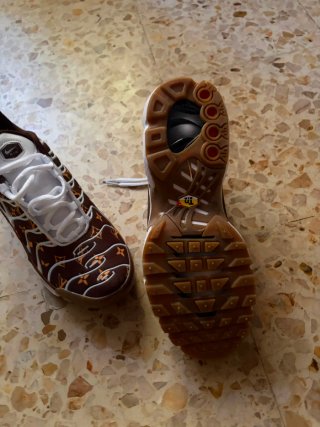 Nike TN Zapatillas Marrón y Blanco no es oregina
