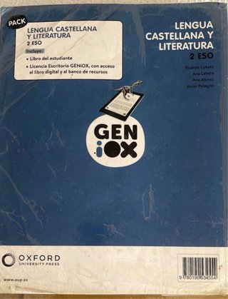 Lengua castellana y literatura 2o ESO