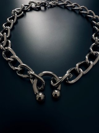 Collar gargantilla eslabones gruesos stainless S.