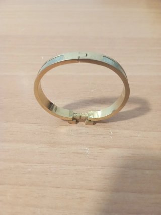 Pulsera Hermès Paris Dorada