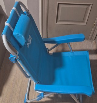 SILLA DE PLAYA AKTIVE PLEGABLE AZUL
