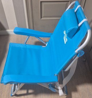SILLA DE PLAYA AKTIVE PLEGABLE AZUL