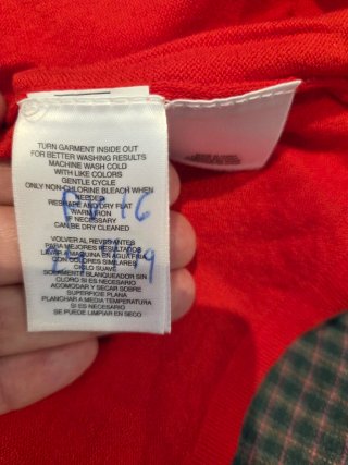 Jones New York Chaqueta Roja Talla XL