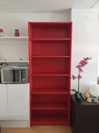 Estantería Roja Ikea