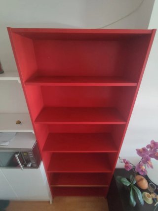 Estantería Roja Ikea