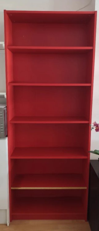 Estantería Roja Ikea