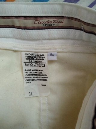 Bermudas Emidio Tucci caballero blancas