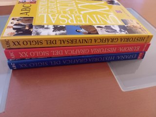 Colección de 3 tomos-Historia gráfica S.XX (ABC)
