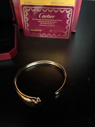 Bracciale Cartier Oro e Platino