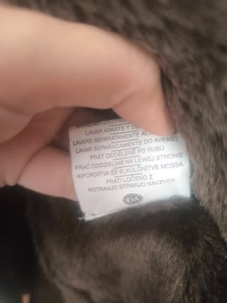 Abrigo largo marrón T XXL