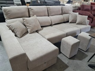 Sofá modular Covadonga beige tela