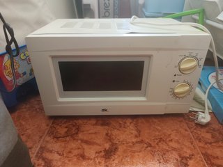 Microondas OK. Blanco