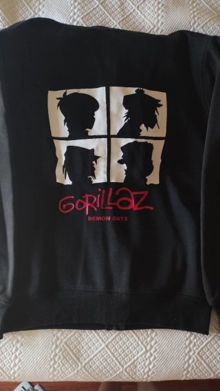 Sudadera con cremallera Gorillaz