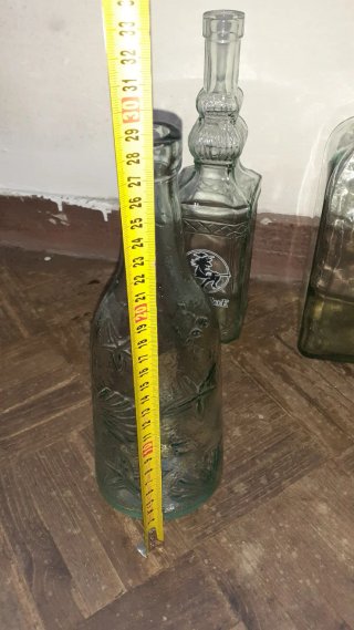 Bottiglie di vetro antiche - Prezzo per unità