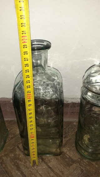 Bottiglie di vetro antiche - Prezzo per unità