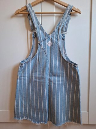 Vestido vaquero a rayas