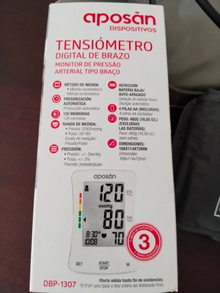Tensiometro de brazo Aposan