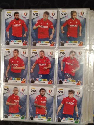 Pack cromos C.A. Osasuna Adrenalyn XL Liga 2026.