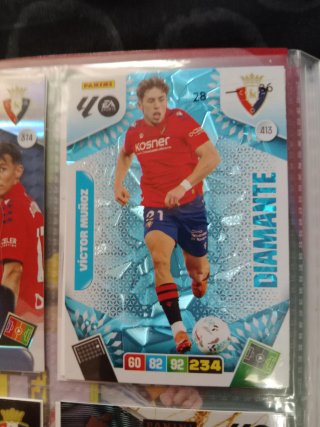 Pack cromos C.A. Osasuna Adrenalyn XL Liga 2026.