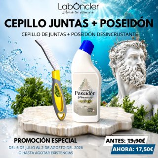 Cepillo Juntas + Poseidón Desincrustante