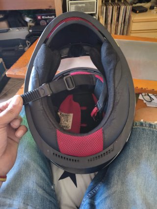 Casco Moto Integral Negro y Amarillo