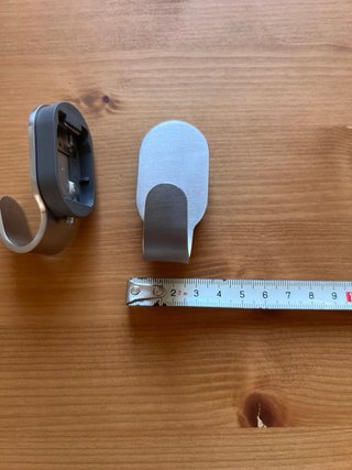 2 Colgadores metálicos Ikea